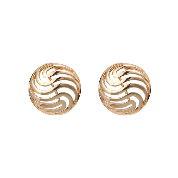 Gold Stud Earrings for Women Hypoallergenic Earrings Girls Oval Vintage Earrings【5Pack】