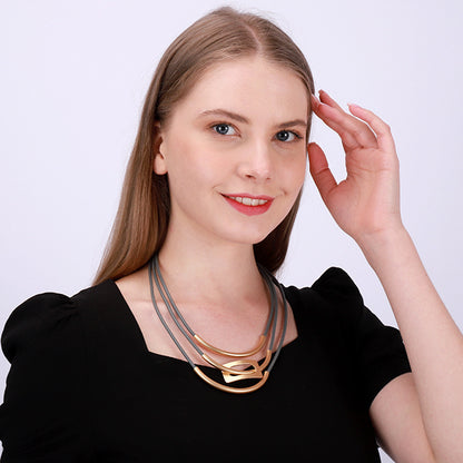 Strand Rope with Gold Color Necklace for women - CIVIBUY