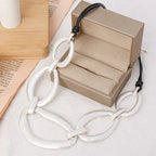 Beautiful bold necklace, statement necklace, chunky short necklace - CIVIBUY