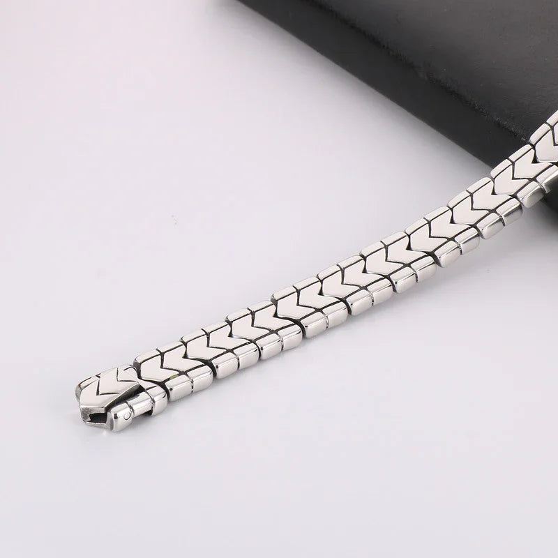 stainless steel bracelet for men roma style bracelet K-2 - CIVIBUY