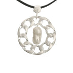 Gold Necklace for Women Collar Necklace Disc Minimalist Necklace - CIVIBUY