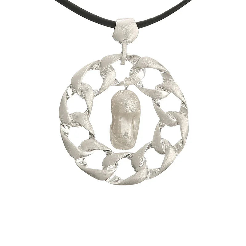 Gold Necklace for Women Collar Necklace Disc Minimalist Necklace - CIVIBUY