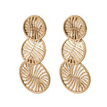 Fashion Wire Spiral Decor Round Drop Earrings For Women For Daily Decoration - CIVIBUY