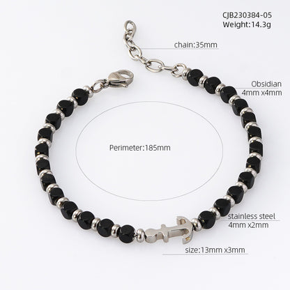 Instinct Black Onyx Bracelet Bead bracelet