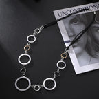 silver coated plastic silver gunmetal-finished steel,28-inch continuous loop Women - CIVIBUY