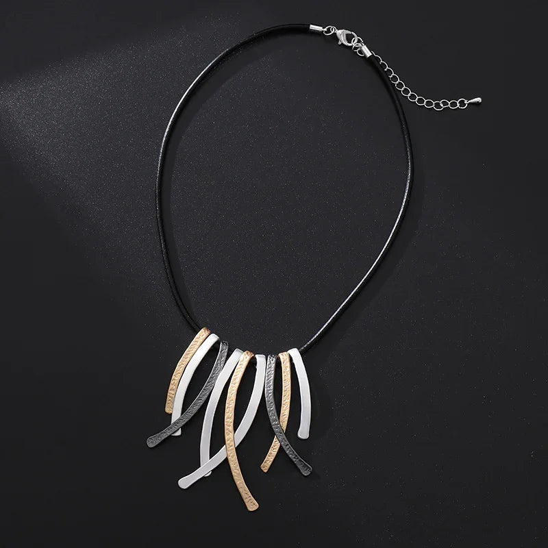 Fashion Chokers Statement Necklaces&Pendants Silver Color Jewelry For Women - CIVIBUY