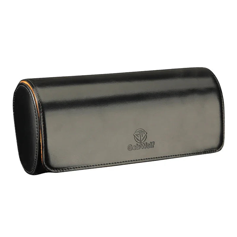 watch box organizer for mens watch case travel roll Portable 3 Watch Display Storage with Velvet Sections to Holder Large Watch - CIVIBUY