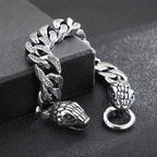stainless steel bracelet for men snake style bracelet K-6 - CIVIBUY