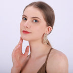 Fashion Wire Spiral Decor Round Drop Earrings For Women For Daily Decoration - CIVIBUY