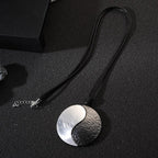 Korean Tai Chi Metal long Pendant necklace for women - CIVIBUY