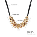 Black Long Chain Necklace for Women Jewelry Trendy Chains Fashion Chain - CIVIBUY