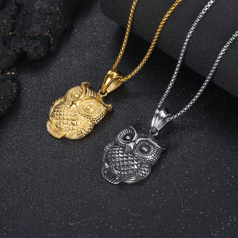 night owl gold necklace gold chain designs necklace - CIVIBUY
