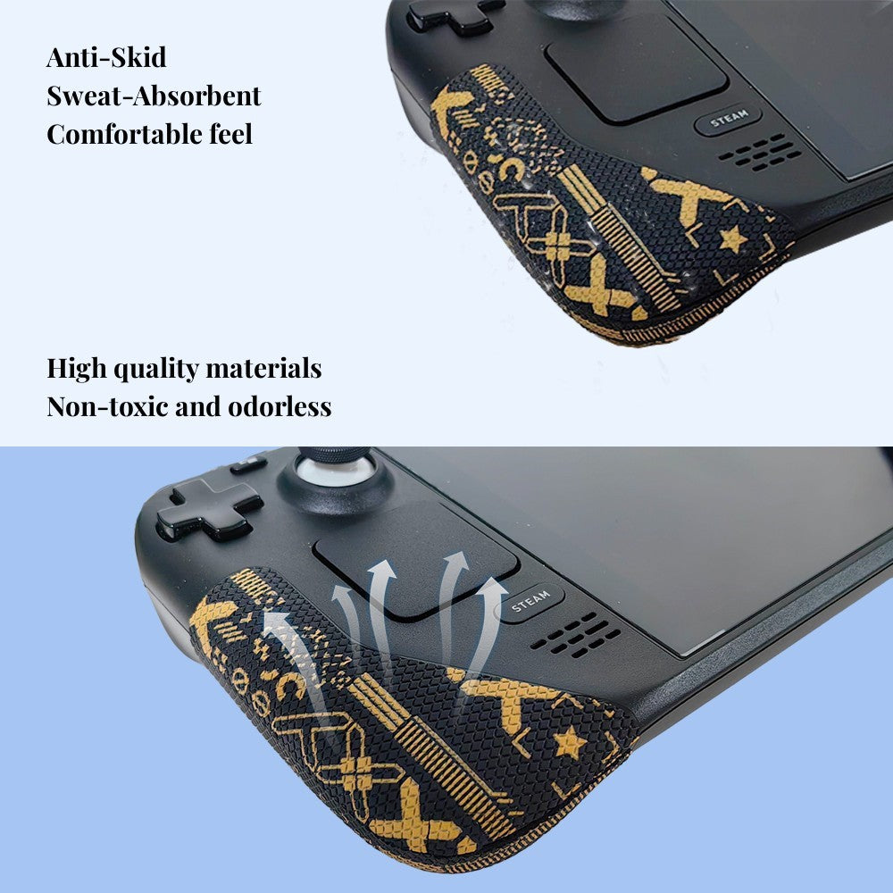 Skin Stickers Set Compatible for Steam Deck/Steam Deck OLED, Steam Deck Anti-Slip Grip Stickers - CIVIBUY