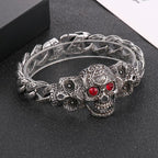 Skull braclet for men Deakside style Stainless Steel bracelet - CIVIBUY