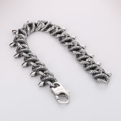 stainless steel bracelet for men deakside style stainless steel bracelet - CIVIBUY