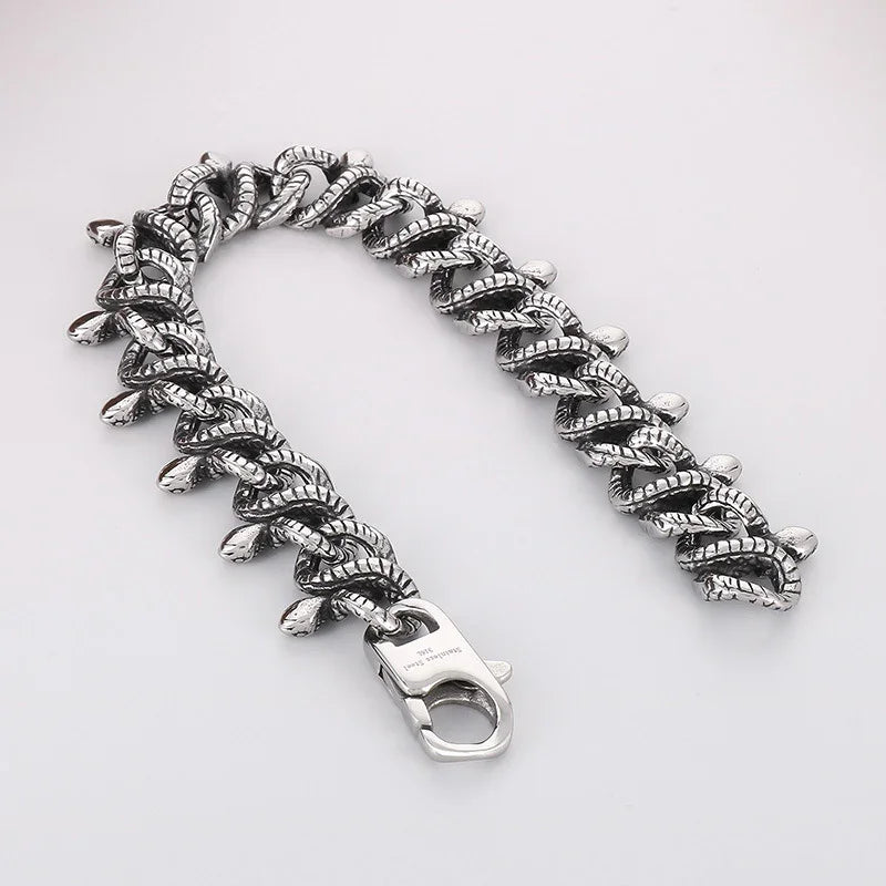 stainless steel bracelet for men deakside style stainless steel bracelet - CIVIBUY