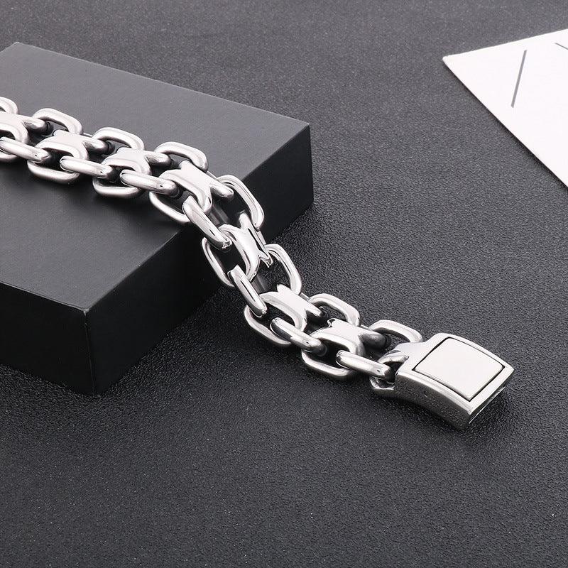 stainless steel bracelet for men roma style bracelet K-8 - CIVIBUY