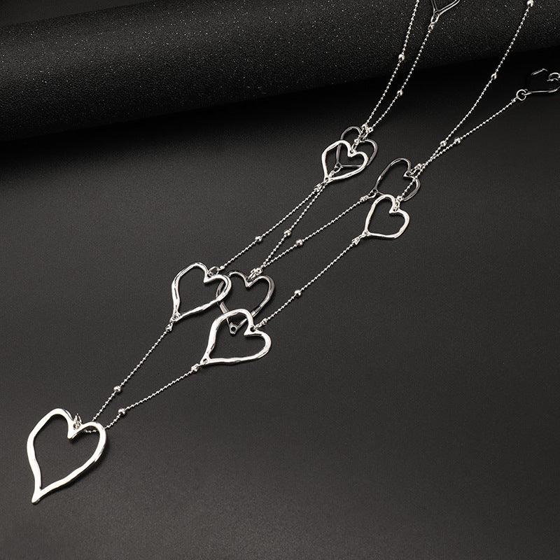 FANTASTIC Love Heart LAYERED NECKLACE - CIVIBUY