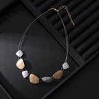 Tia Pebble Necklace Pendant Necklace - CIVIBUY