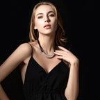 Pendant Necklace Pendant-Sterling silver long chain - CIVIBUY