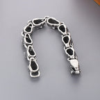 Skull braclet for men Deakside style Stainless Steel bracelet - CIVIBUY