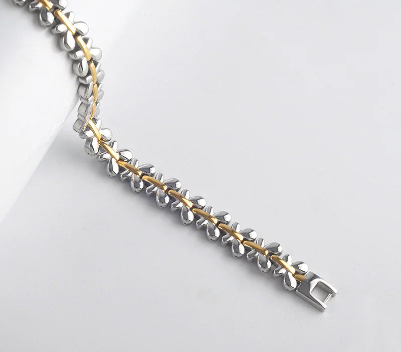 Stainless Magnetic Therapy Bracelet Health Care Gift for Womens - CIVIBUY