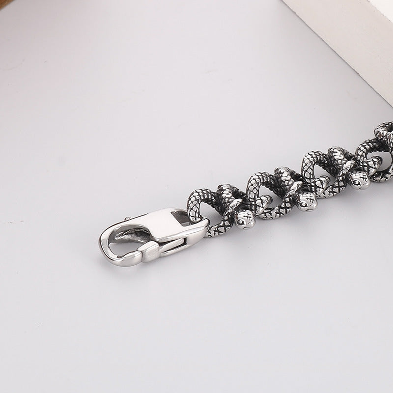 stainless steel bracelet for men deakside style stainless steel bracelet - CIVIBUY