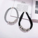 Multilayer Leather Rope Chokers Necklace Elegant Fashion - CIVIBUY