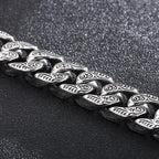 stainless steel bracelet for men snake style bracelet K-6 - CIVIBUY