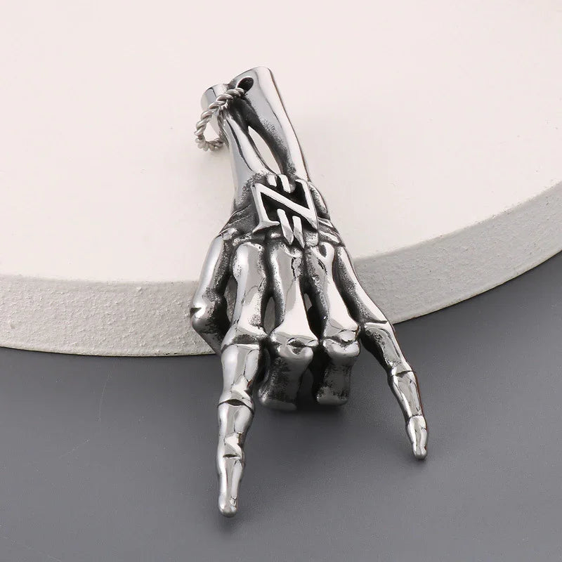 stainless steel necklace for men darkside style bracelet K-13 - CIVIBUY