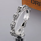 Skull braclet for men Deakside style Stainless Steel bracelet - CIVIBUY