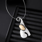 elephant Pendant Necklace silver Necklace - CIVIBUY