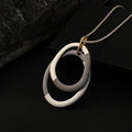 Long Pendent Round Circles Necklace for Women Suspension Goth Trending Product - CIVIBUY