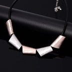 Copy of Large diamond Plated Pendant Beads Necklace - CIVIBUY