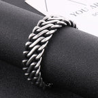 Spell Bracelets For Men Steel Viking Link Chain - CIVIBUY