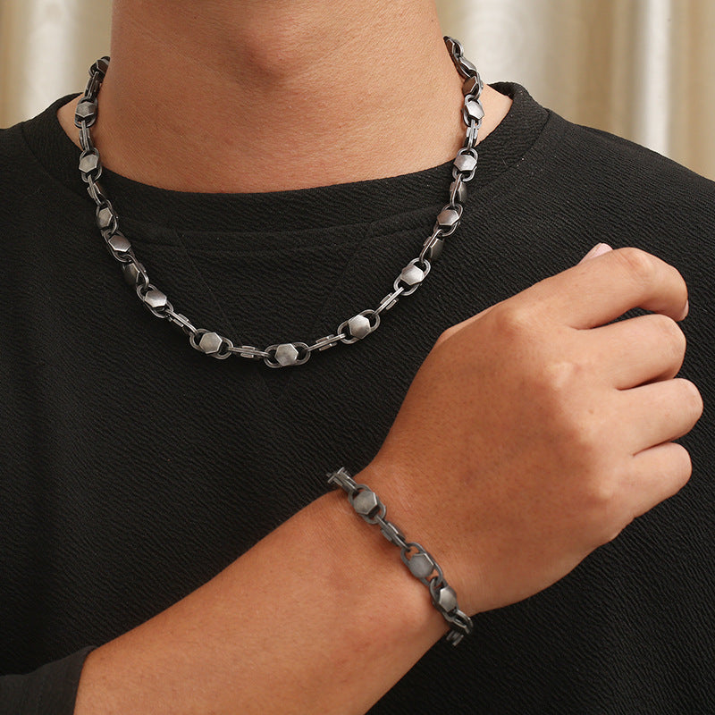 Mens hot sale chain set