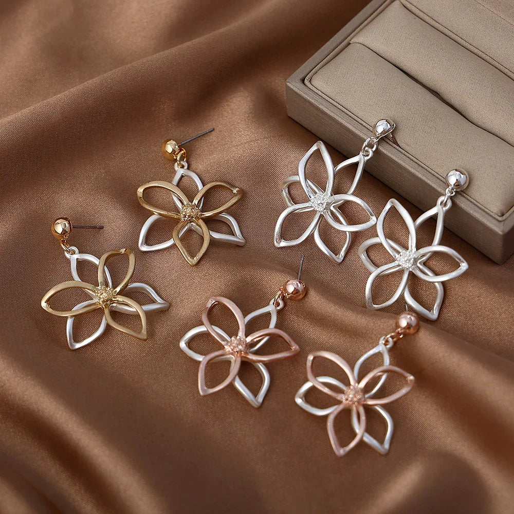 Large Flower Earring For Women - CIVIBUY