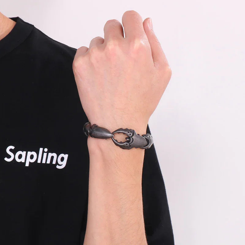 stainless steel Bracelets For Men crab bracelet - CIVIBUY