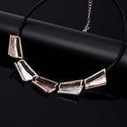 Copy of Large diamond Plated Pendant Beads Necklace - CIVIBUY