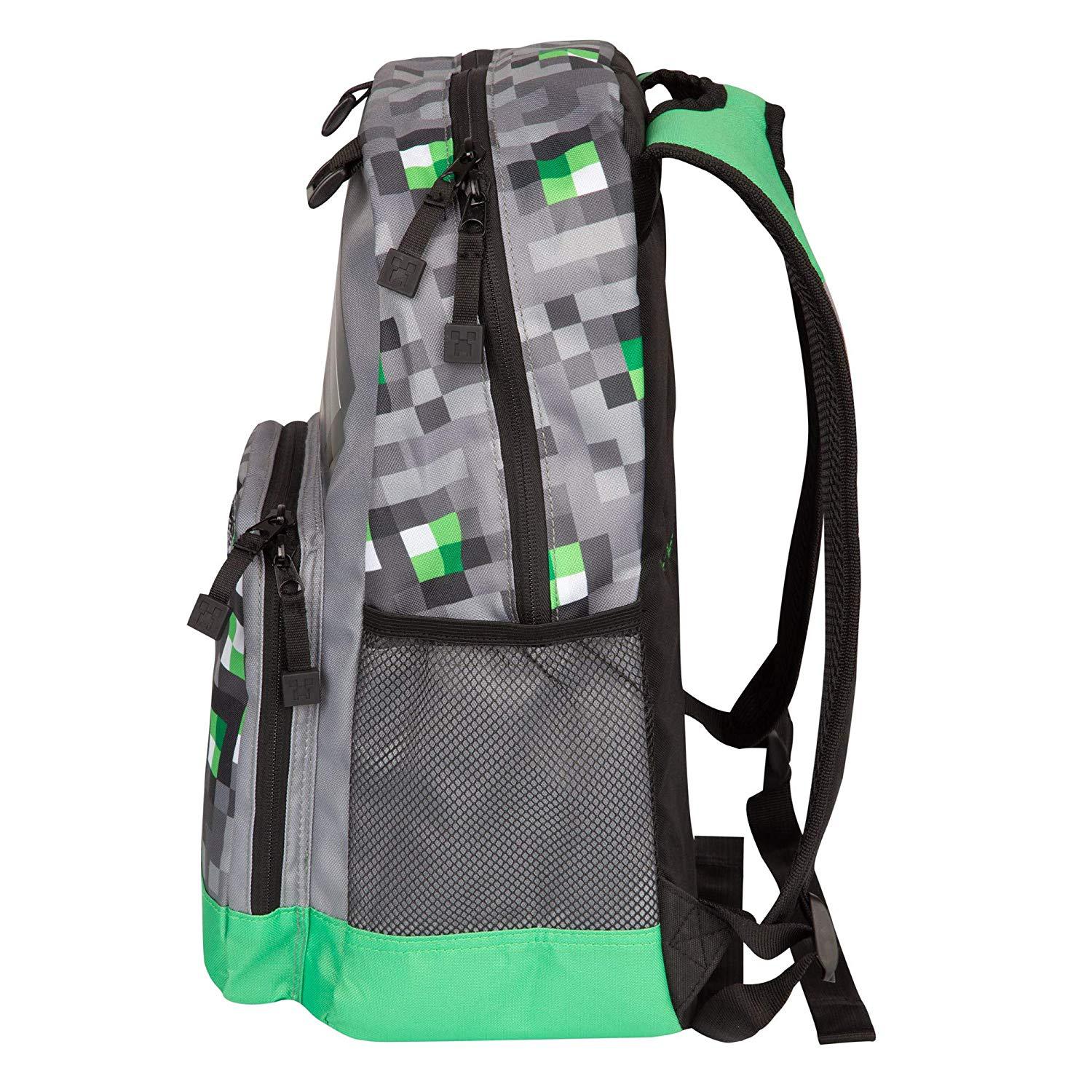 Creeper Green schoold backpack for kid cool school bag - CIVIBUY