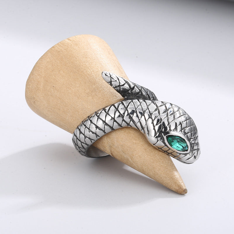 Crusoe Bracelets For Men snake steel rings - CIVIBUY
