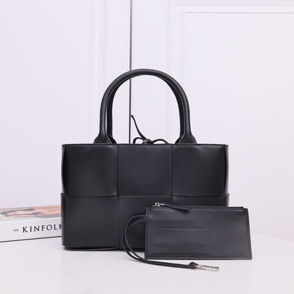 Black Leather Tote Bag  ,GKE-G8