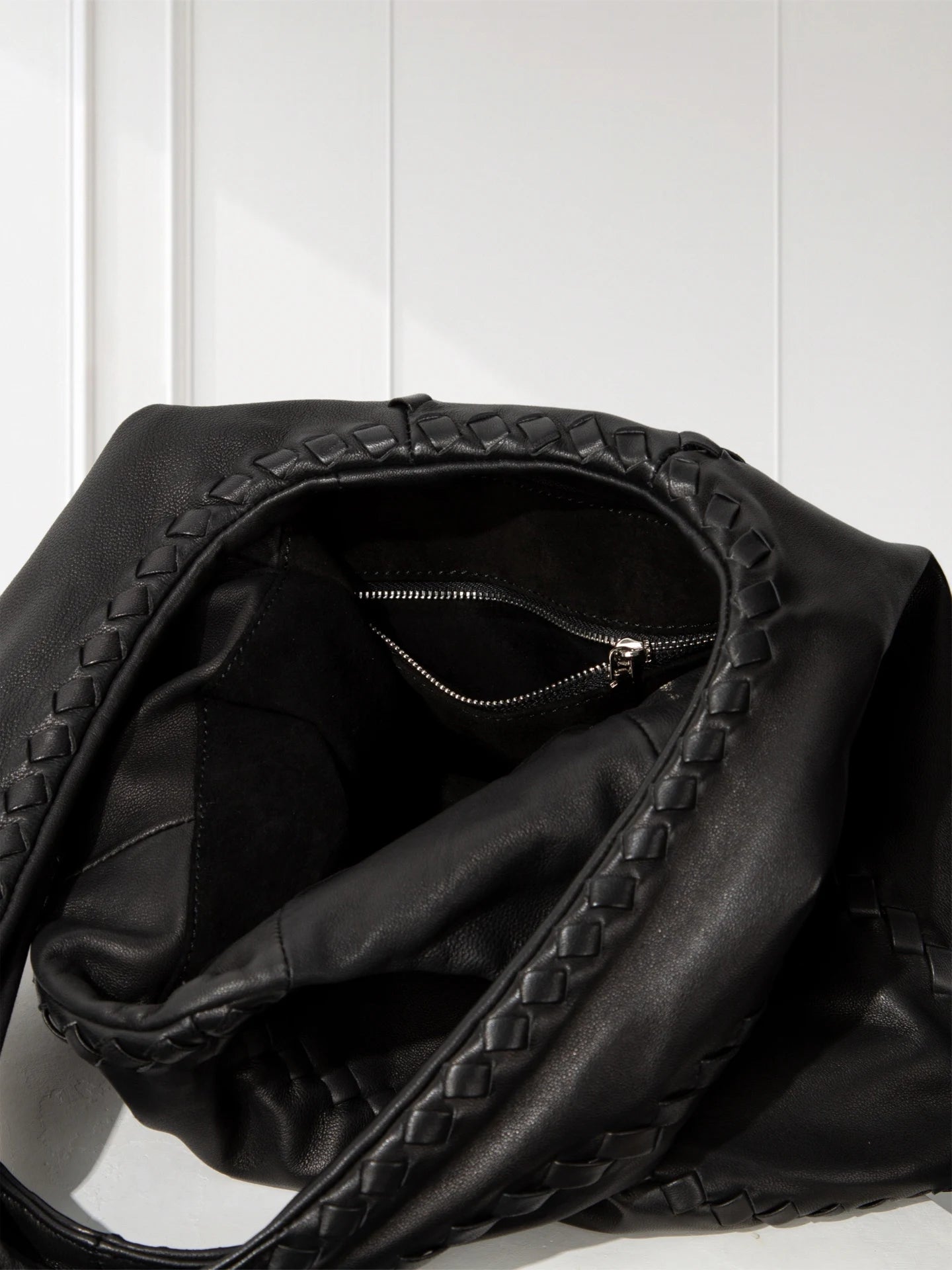 handwoven-vintage-lambskin-hobo-gray-taupe-everyday-shoulder-bag