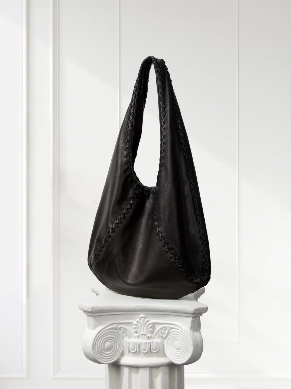 handwoven-vintage-lambskin-hobo-gray-taupe-everyday-shoulder-bag