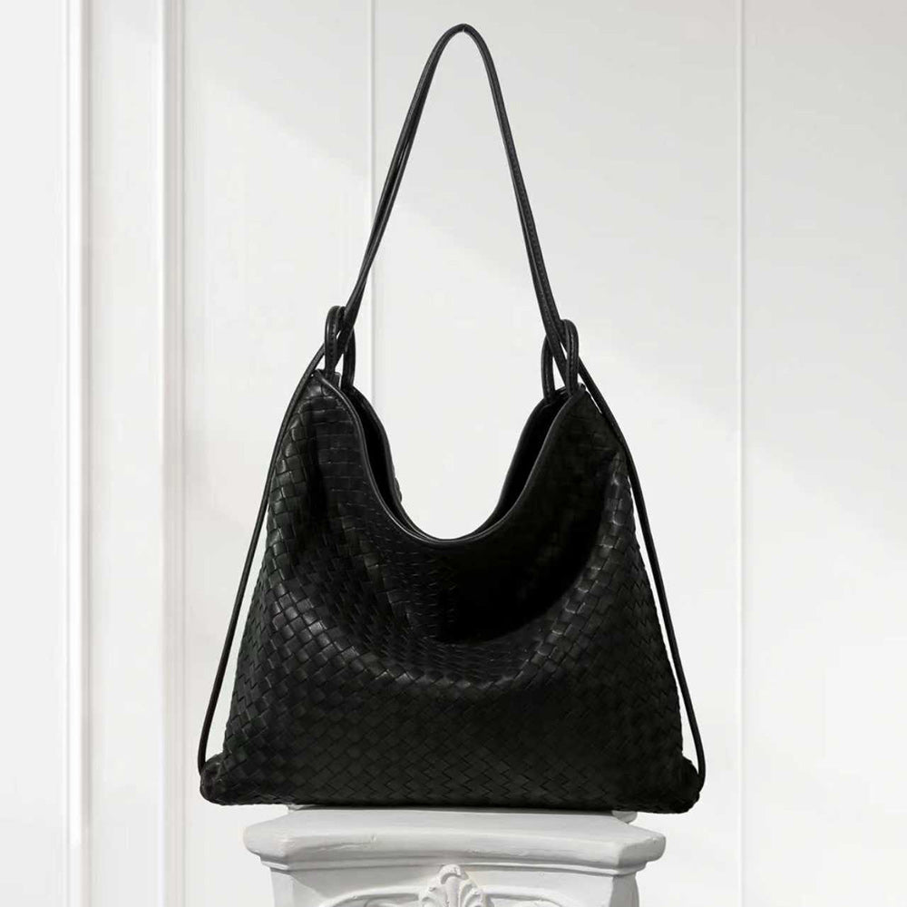 Women’s Brown Tote Bag Soft Slouchy Top Handle Handbag for Daily