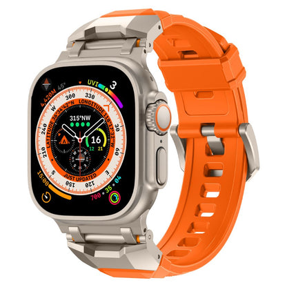 Sport Band for Apple Watch Se2 45mm Rugged Apple Watch Bands,orange
