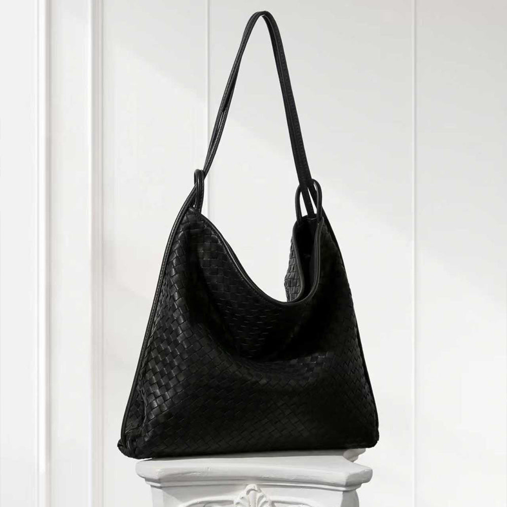 Women’s Brown Tote Bag Soft Slouchy Top Handle Handbag for Daily