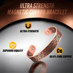 Copper Magnetic Bracelet: Rugged Design & Therapy Benefits