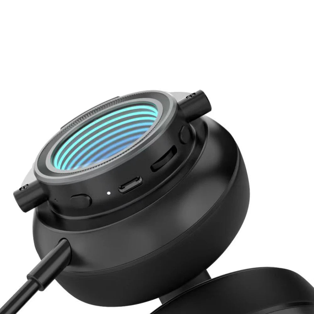 Neon LED Wireless Gaming Headset BT70 – Multi-Platform 2.4GHz / Bluetooth / Type-C