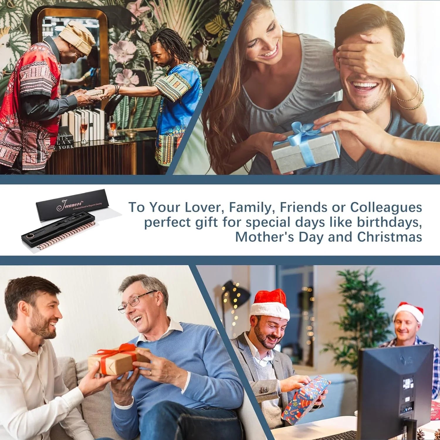 Titanium roestvrijstalen magnetische therapiearmband Gezondheidscadeau voor dames KC-G16